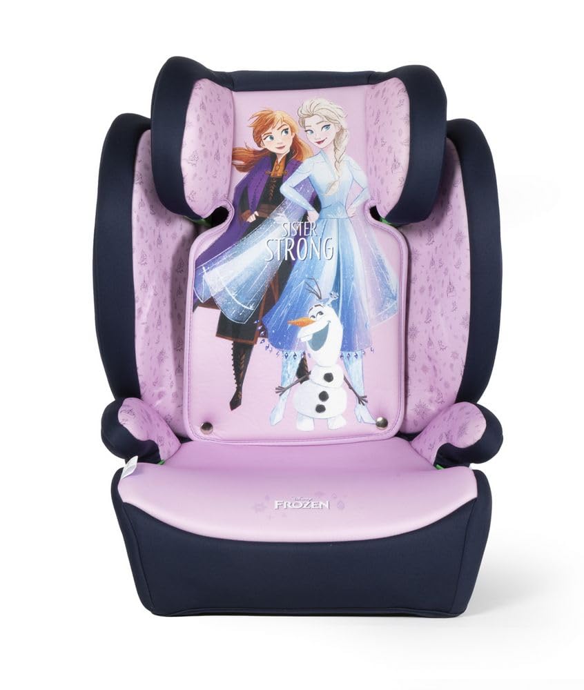 Disney Frozen Autositz mit ISOFIX-Befestigung für die Sicherheit von Mädchen mit einer Körpergrösse