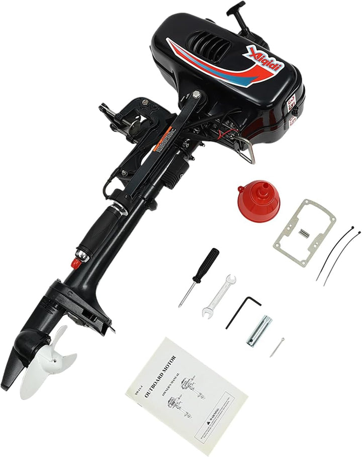 2-Takt Aussenbordmotor Benzin-Bootsmotor 3.5 HP Aussenborder Benzin Bootsmotor, mit CDI-Zündanlage M