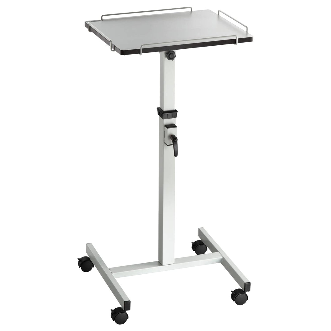 celexon Projektionstisch PT2000G - Projektor-Wagen höhenverstellbar: 80-125cm - grau - Neigbare Stel