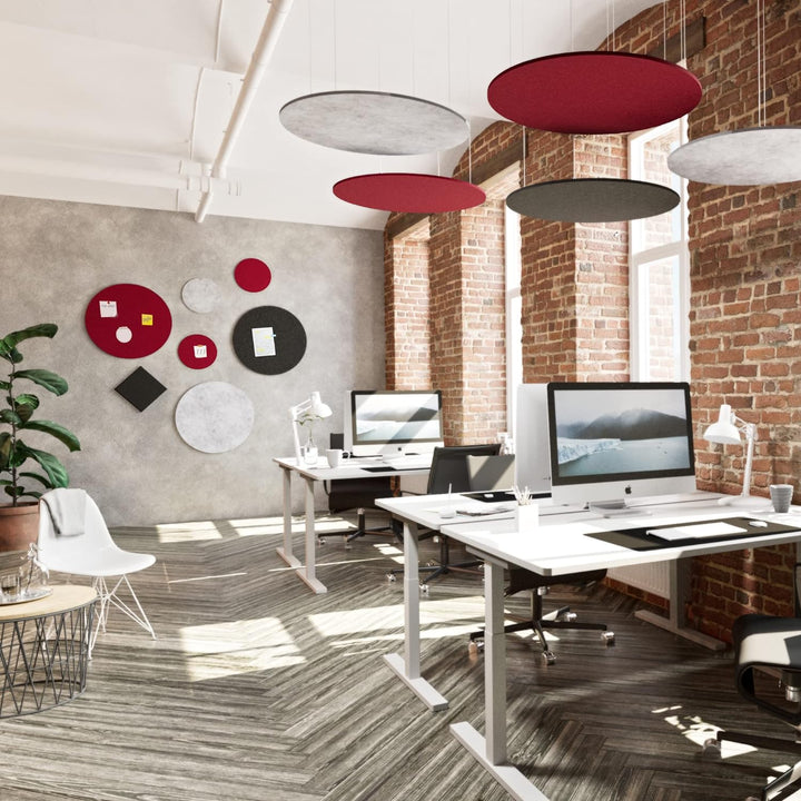 vilz 6er Set Wand Akustikplatten selbstklebend 100% recycelter Filz - Absorber zur Akustikverbesseru