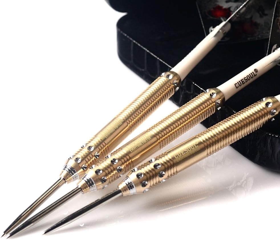 CUESOUL Dragon Deluxe Messing Steel Dartpfeile, 21 Gramm J2107 25 Gramm, J2107 25 Gramm