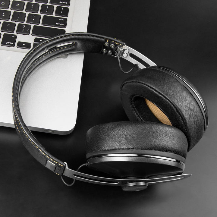 SOULWIT Lammfell Ersatzpolster Ersatz Ohrpolster für Sennheiser Momentum 2.0 (M2)/HD1 Wireless Over/