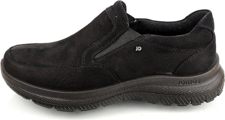 Jomos Herren Confidence Slipper 43 EU Weit Schwarz, 43 EU Weit Schwarz
