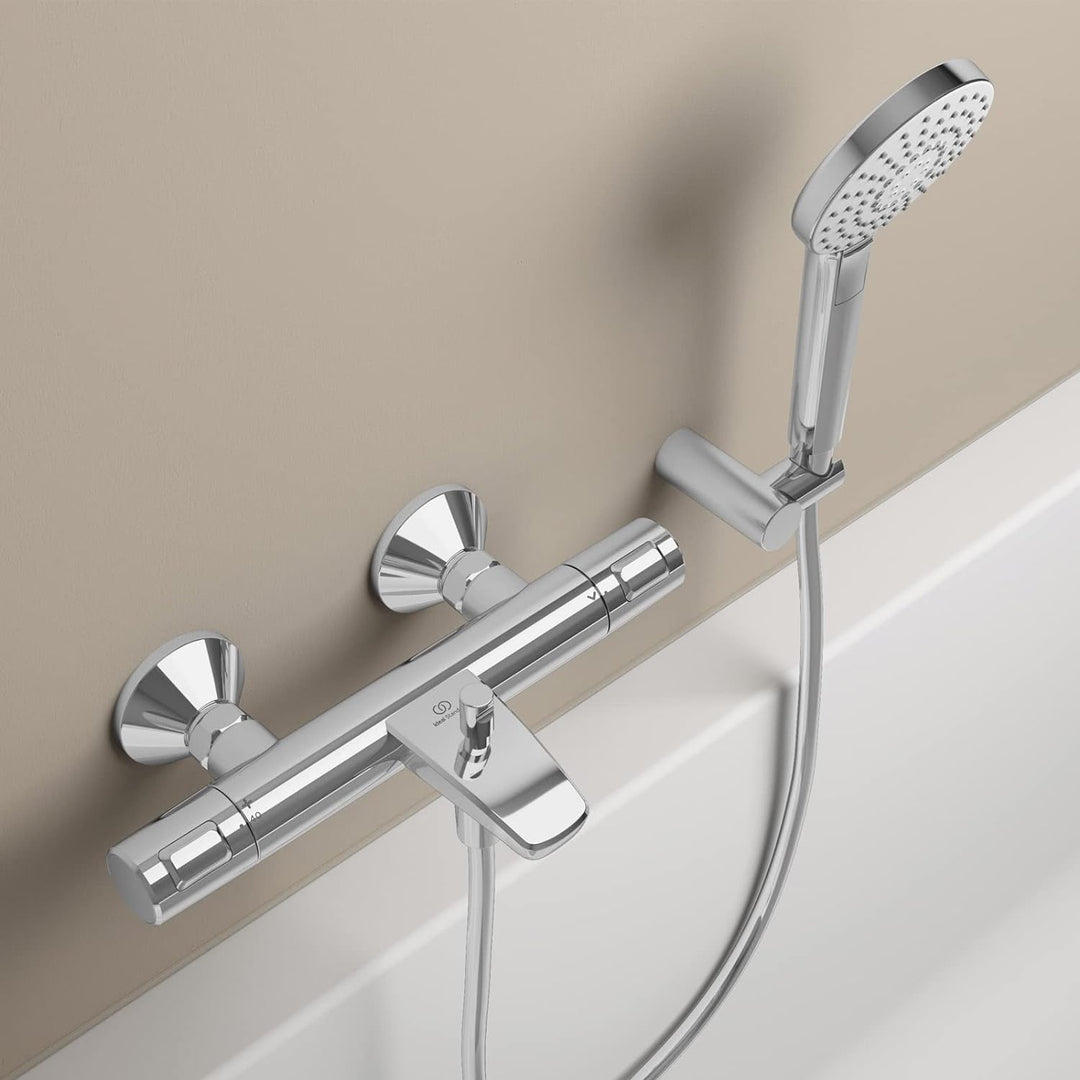 Ideal Standard A7206AA Ceratherm T25 Badethermostat Aufputz, Chrom Wanne