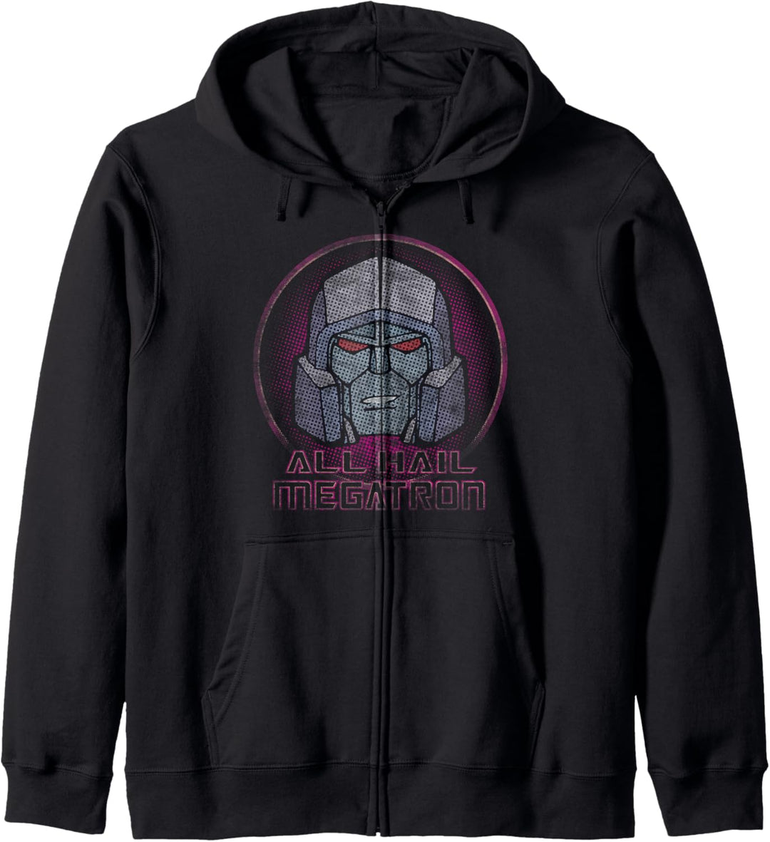 Transformers All Hail Megatron Retro Portrait Logo Kapuzenjacke