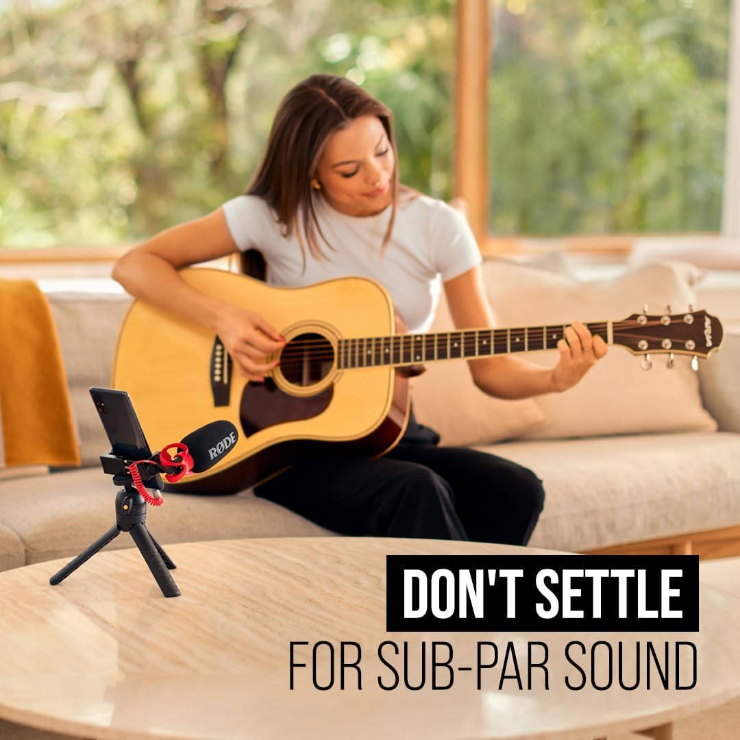 RØDE VideoMicro II – Ultra-kompaktes Richtrohrmikrofon für Kamera oder Mobilgerät, mit XLR &amp; SanDisk