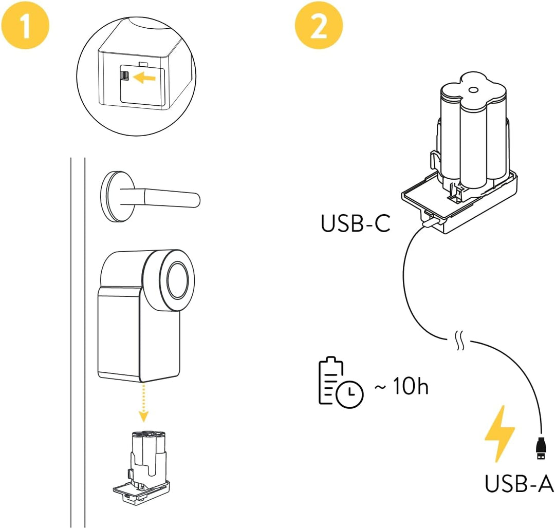 NUKI Power Pack Batería Recargable para Smart Lock