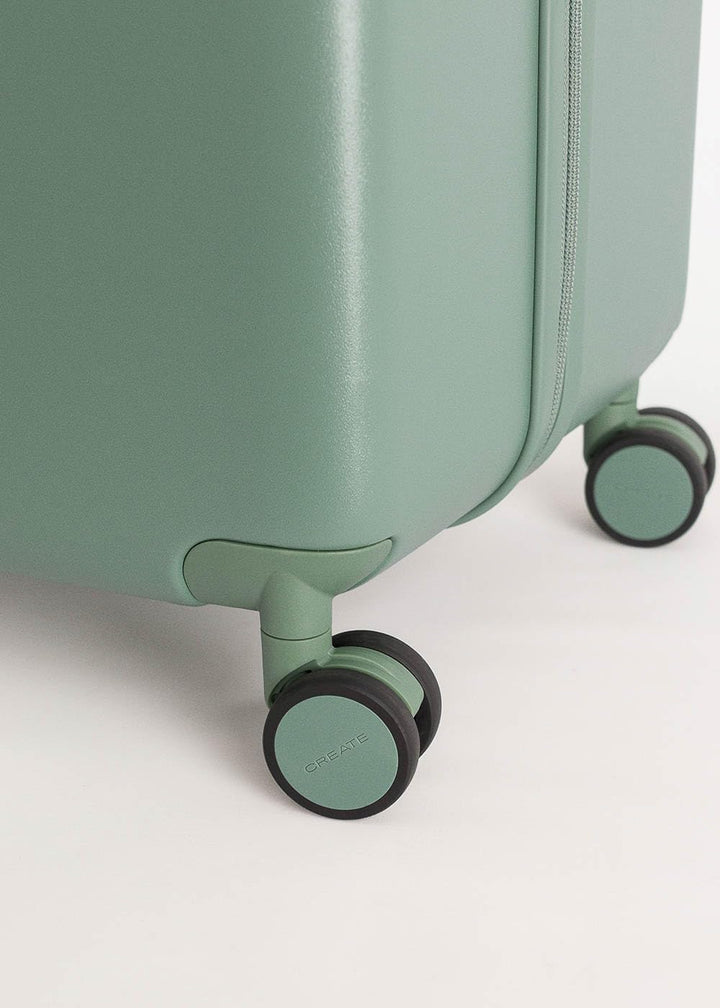 CREATE / Luggage Studio/Polycarbonat-Koffer Salbeigrün / 47x27x66cm / TSA-Vorhängeschloss, 4 multidi