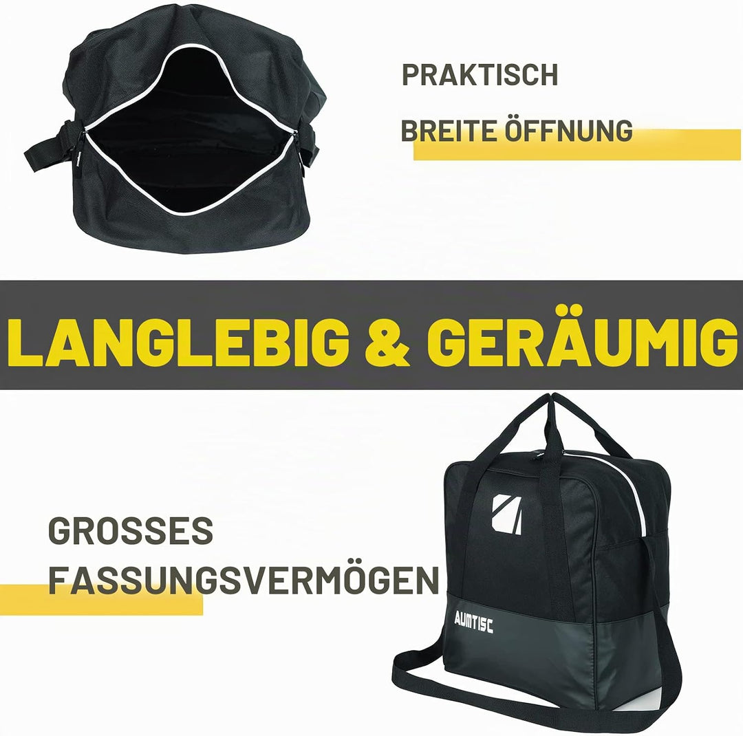 AUMTISC Skitasche und Skischuhtasche Combo - Skitaschen für Flugreisen - gepolsterte Schneeskitasche