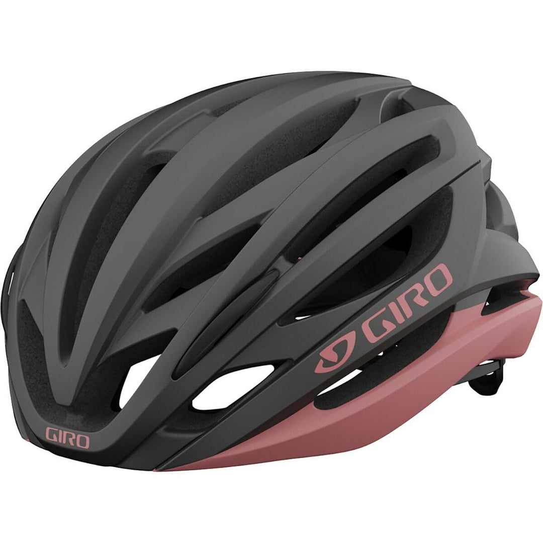 Giro Syntax MIPS Rennradhelm für Erwachsene Matt Metallic Charcoal / Puderrosa L, Matt Metallic Char