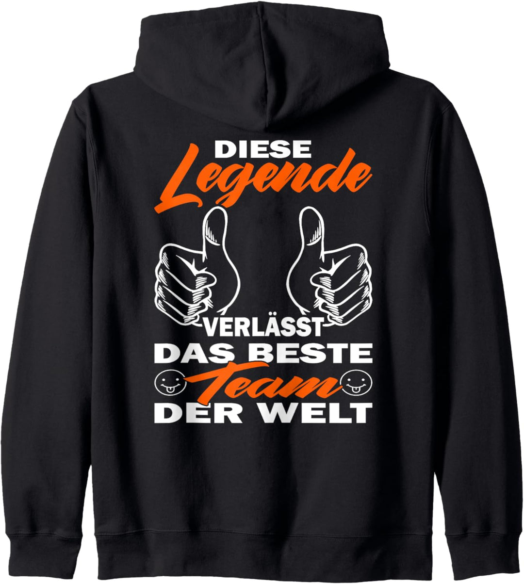 Glückwunsch zu deiner Flucht | Zum Abschied Kollegen Kapuzenjacke