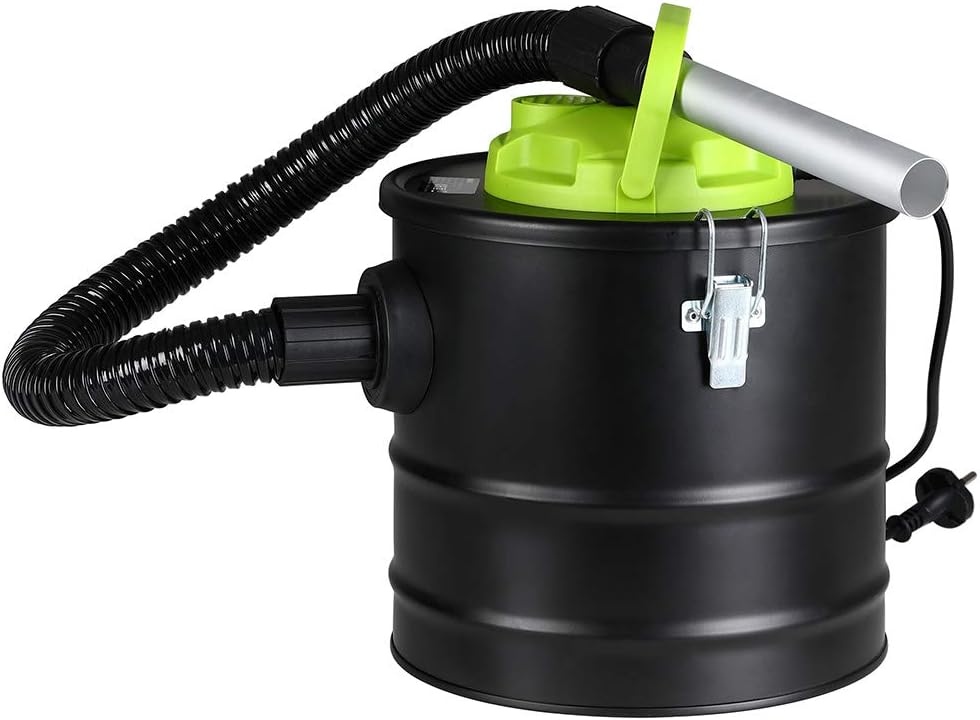 BAKAJI Professioneller Aschesauger mit Blasfunktion, Innenfilter Hepa und flexiblem Saugrohr, 10 l,