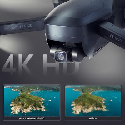 X-Verse ZLL SG906 MAX2 Drohne mit Kamera 4K EIS, 4km RC, 3 Achsen Gimbal, Hindernisvermeidung in 4 R