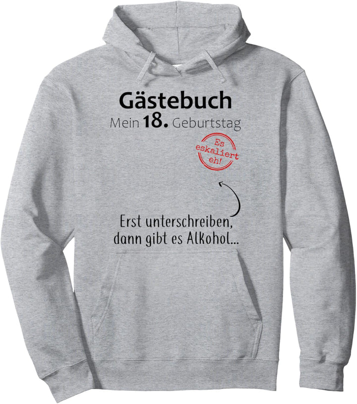 18. Geburtstag Junge Mädchen 18 Jahre 2006 Lustig Geschenk Pullover Hoodie