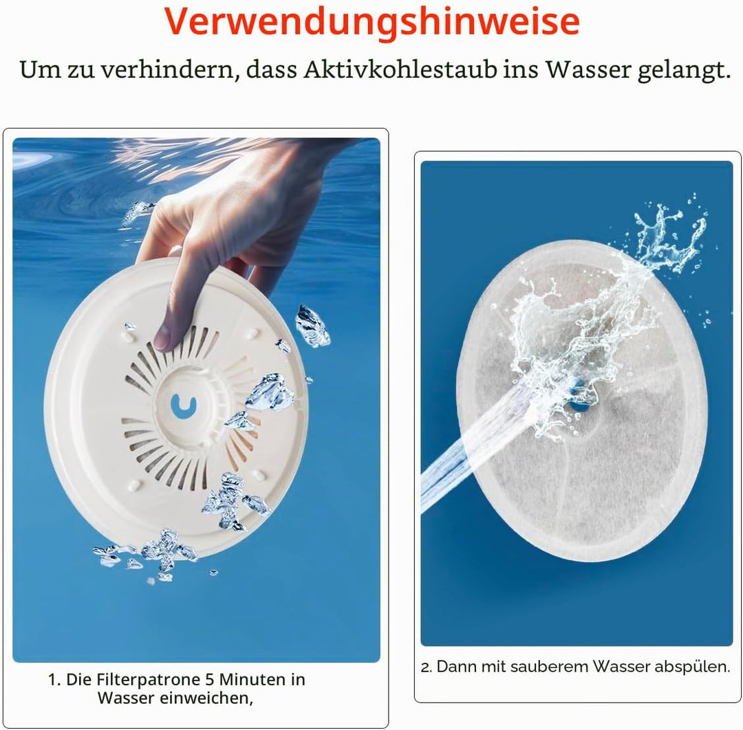 Wasserspender für Katzen und Hunde, kompatibel mit PETKIT Ever Weet 2S/3/3 Pro/Solo/Solo SE, mit Fil