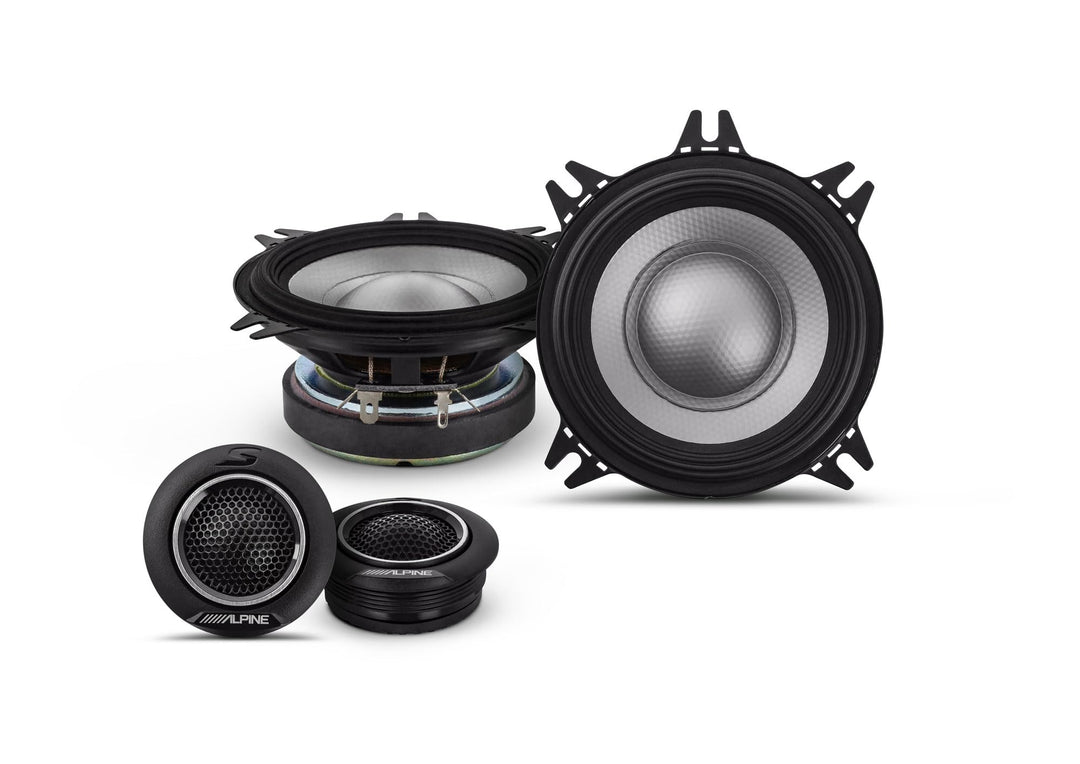 Alpine S2-S40C | 10 cm (4-Zoll) 2-Wege-Komponenten-Lautsprechersystem