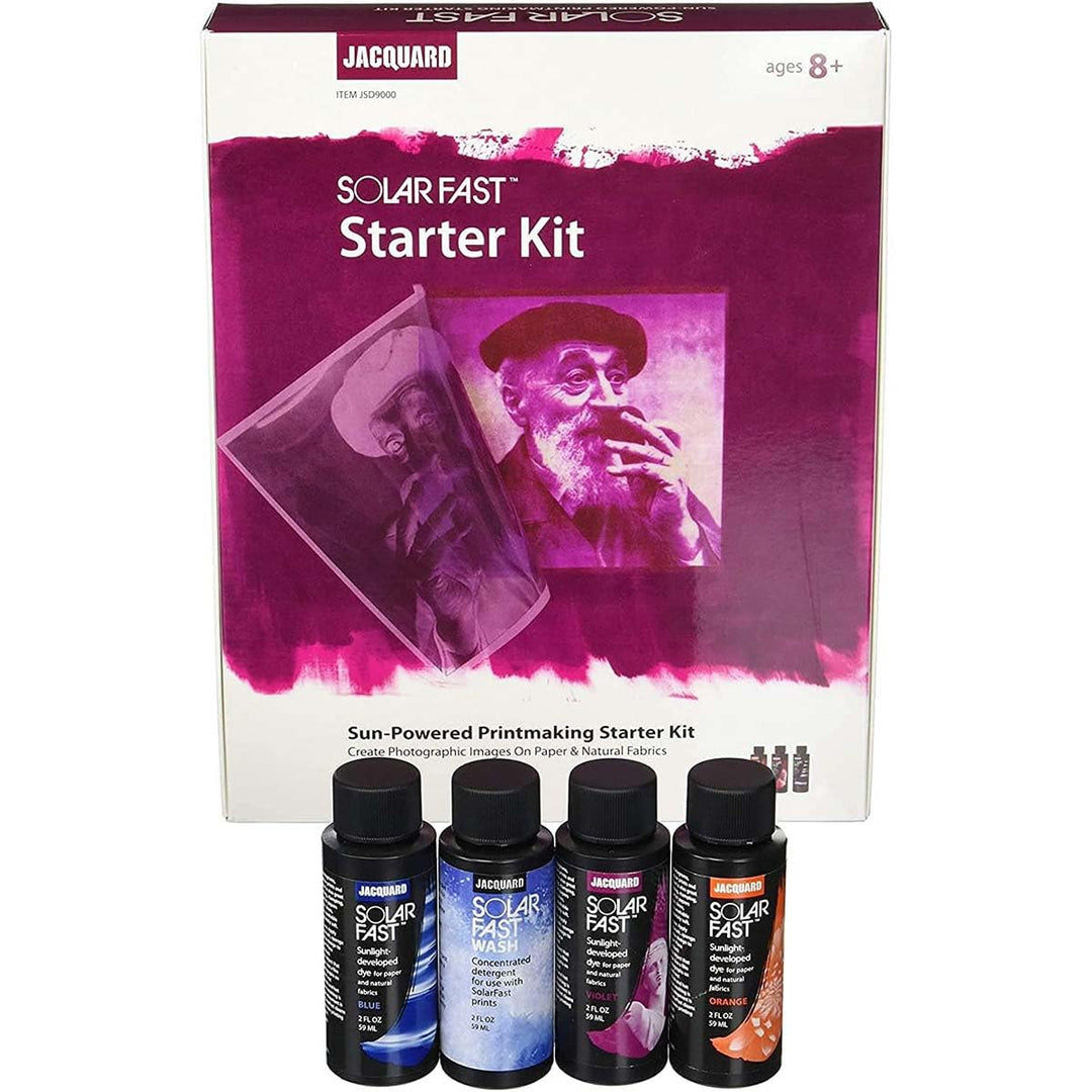 Jacquard SolarFast Kit, Papier, Leinwand, Stoff, Baumwolle, Mehrfarbig