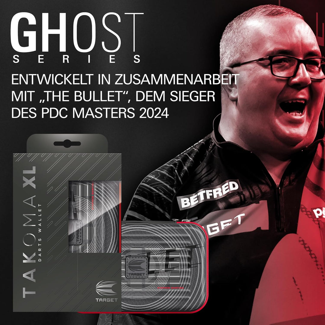 Target Darts Stephen Bunting Ghost Series XL Takoma Wallet Regular – Dartkoffer schwarz/weiss | The
