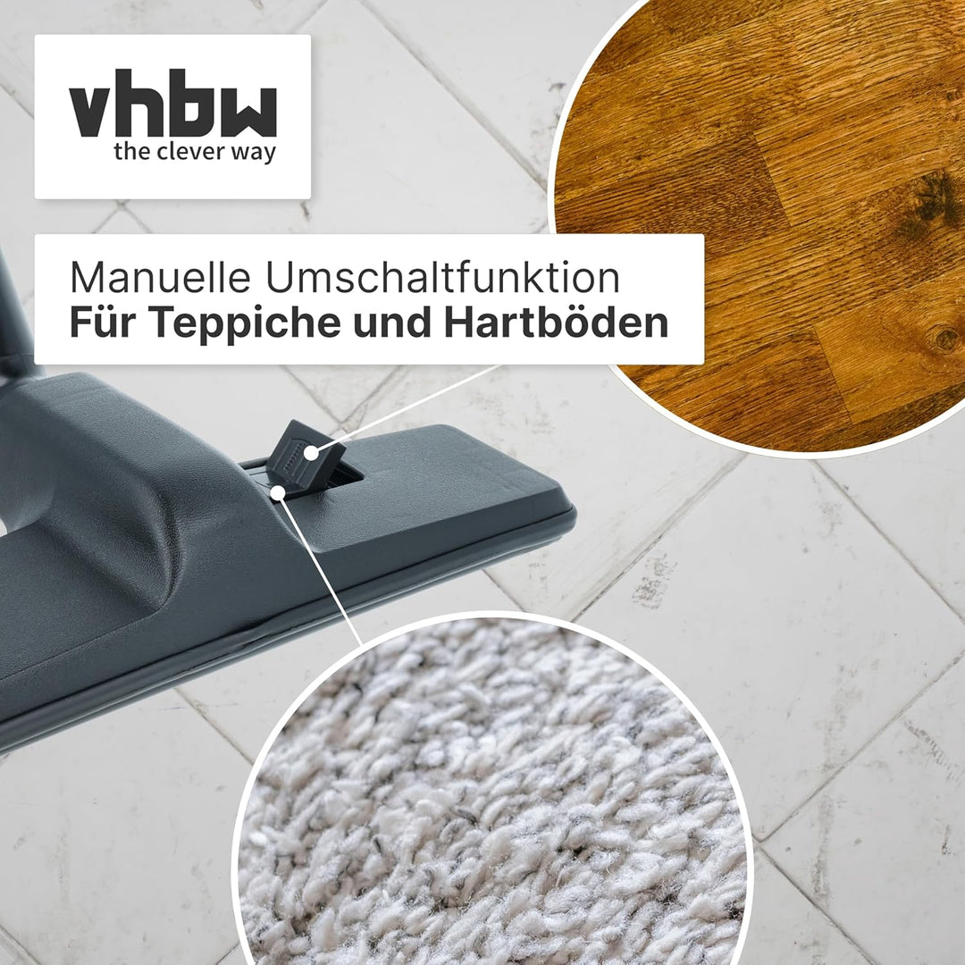 vhbw Bodendüse für Teppiche kompatibel mit Hitachi CV-300 P, CV-3300, CV-3200, CV-400P eco, CV-400 e