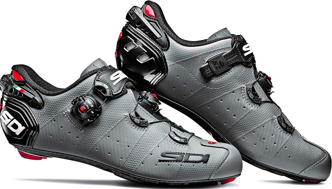 SIDI Herren Wire 2 Matt Carbon Radschuhe 38.5 EU Grigio Opaco Nero, 38.5 EU Grigio Opaco Nero