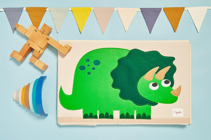 3 Sprouts Spielzeugkiste mit Deckel – Aufbewahrungsbox für Kinderzimmer, Spielzeugbox für Kinder, Sp