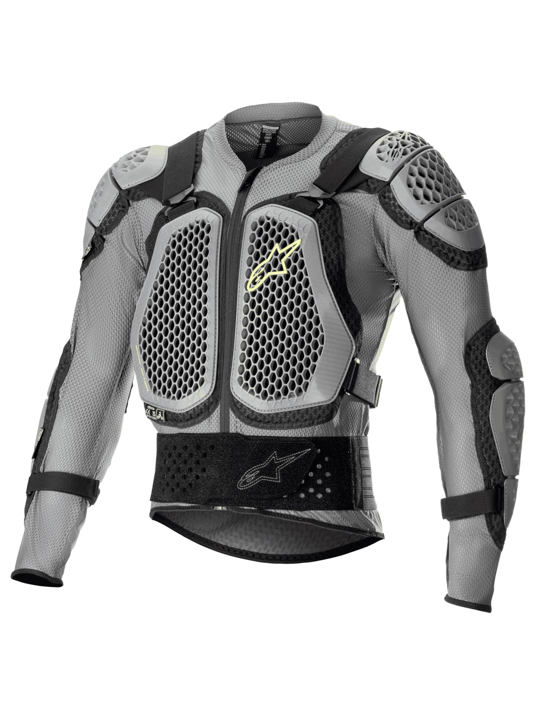 Alpinestars Bionic Action V2 Protektorenjacke (Gray,M) M GRAY BLACK YELLOW FLUO, M GRAY BLACK YELLOW