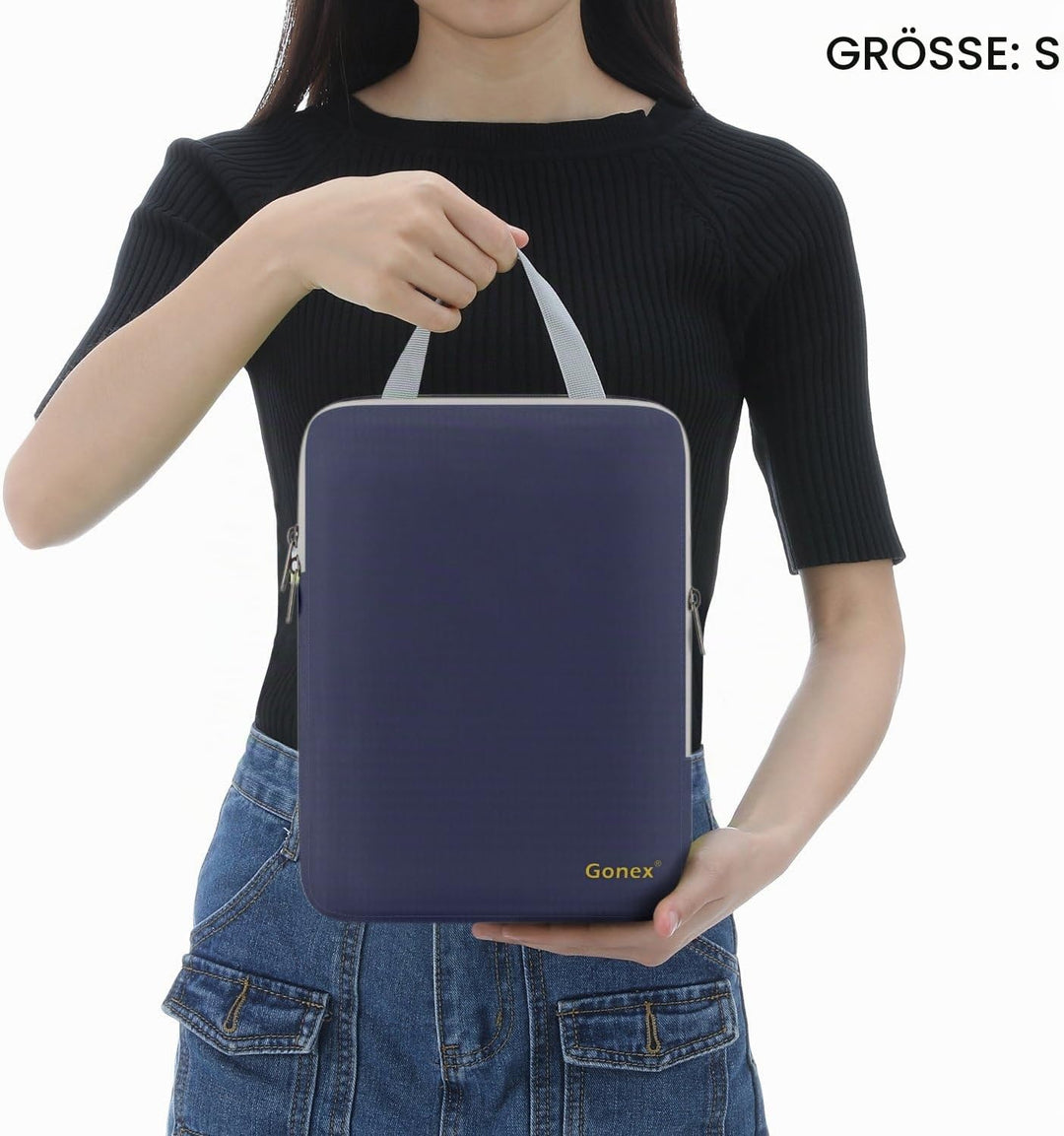 Compression Packing Cubes 3/4er Set, Gonex Kleidertaschen 4-teilig Verpackungswürfel, Kleidertaschen