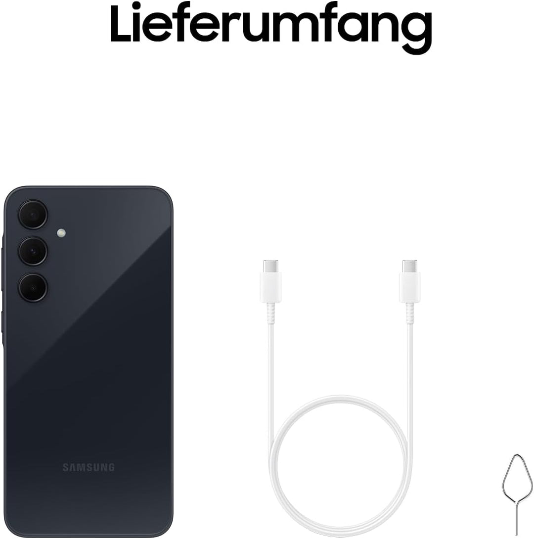 Samsung Galaxy A35 5G Enterprise Edition, Android Smarthone, Business-Handy mit 6 GB RAM / 128 GB, 5