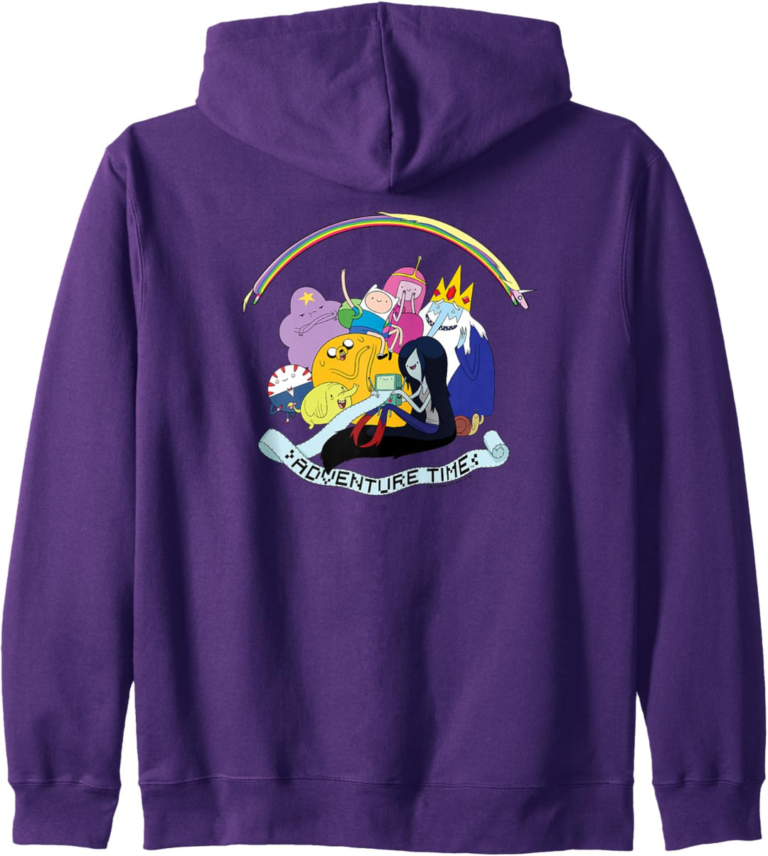 Adventure Time Print Out Kapuzenjacke
