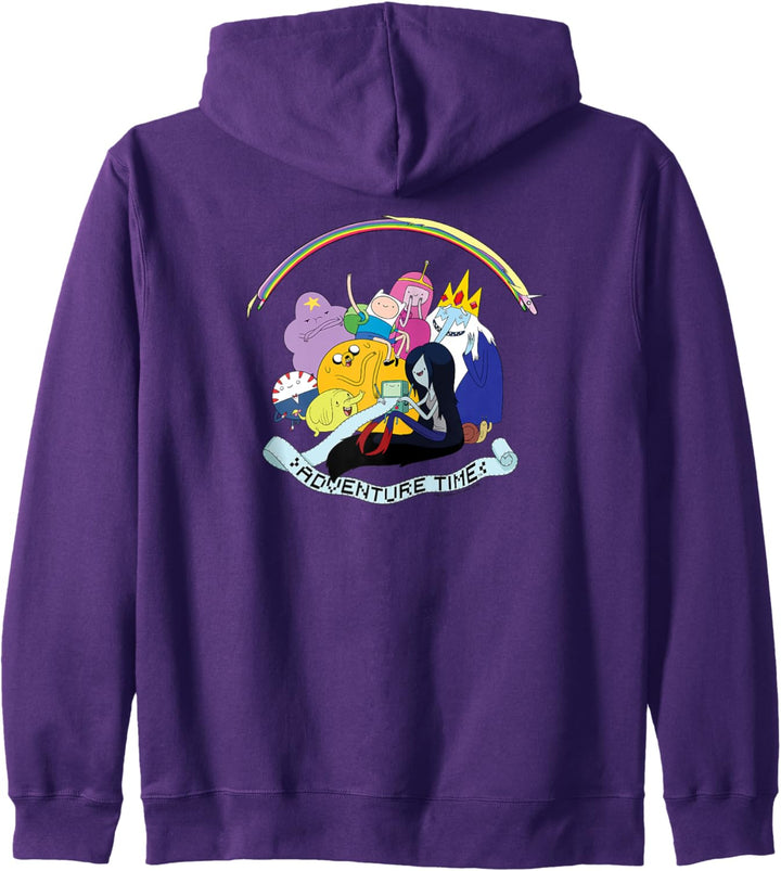 Adventure Time Print Out Kapuzenjacke