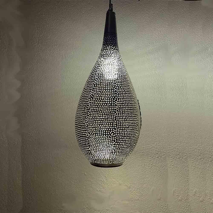 Handgemachte marokkanische Terrakotta-Laterne Lampe