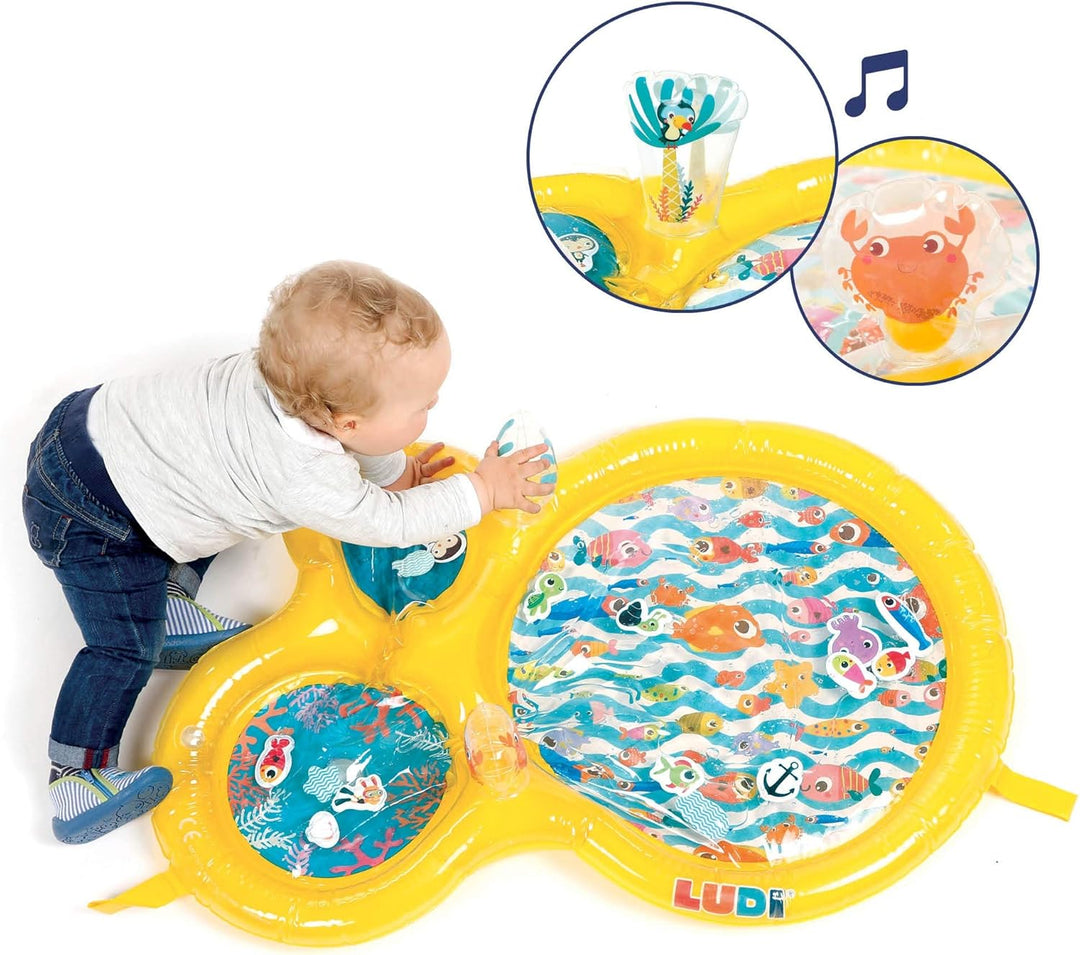 Ludi 30078 Teppich, Mehrfarbig, Large Fisch, Fisch