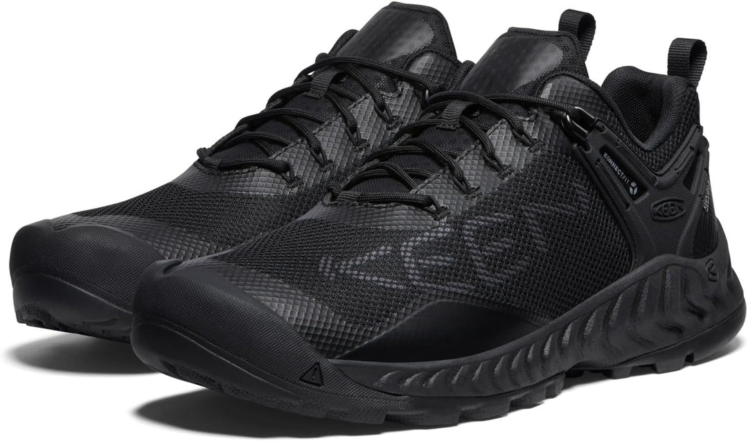 KEEN Herren Nxis Evo Waterproof Wanderschuhe 39.5 EU 3 X Schwarz, 39.5 EU 3 X Schwarz