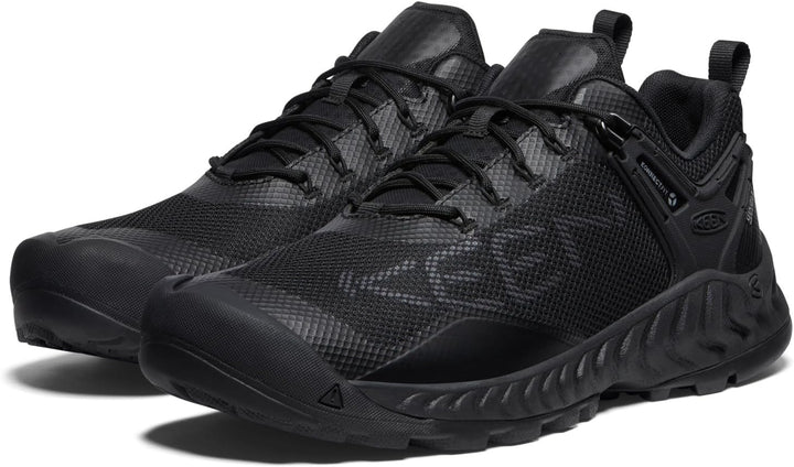 KEEN Herren Nxis Evo Waterproof Wanderschuhe 39.5 EU 3 X Schwarz, 39.5 EU 3 X Schwarz