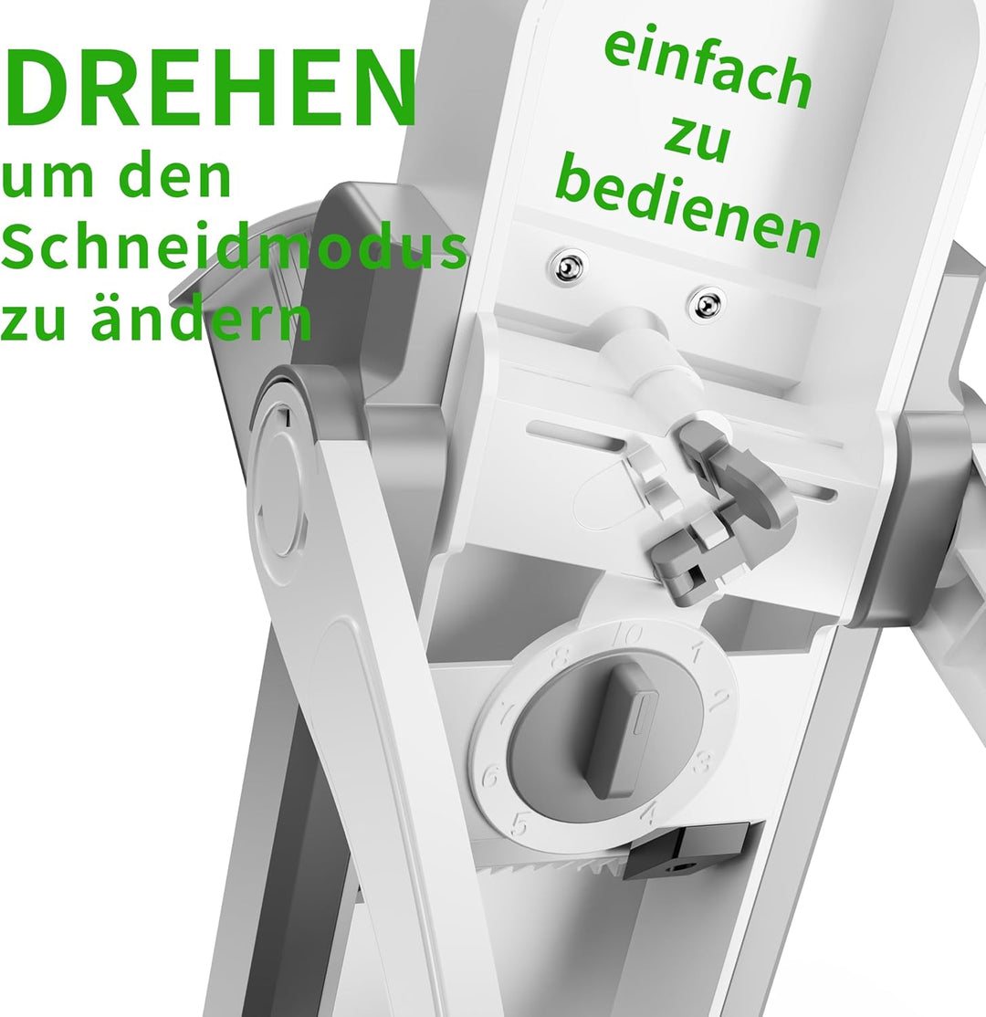 Mandoline Vegetable Slicer Pommesschneider Gurkenhobel，für die Küche, Zerkleinerer, Gemüseschneider