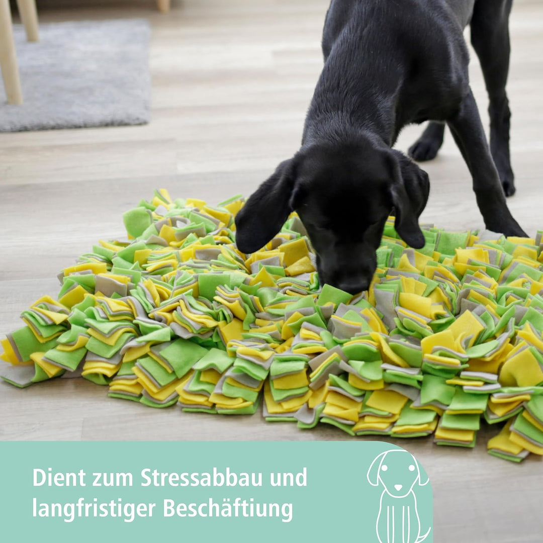Kerbl Schnüffelteppich Hund - Schnüffel-Matte für Hunde - Interaktives Hunde-Spielzeug - 70 x 50