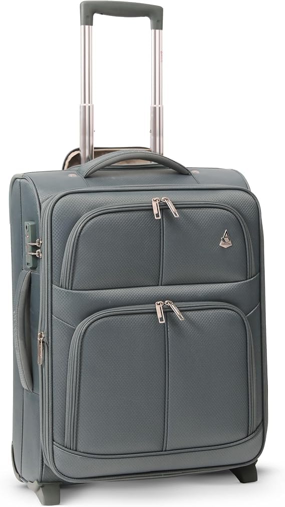 Aerolite Erweiterbar 55x40x20cm auf 55x40x23cm Lufthansa Eurowings Bordgepäck Handgepäck Koffer 55x4
