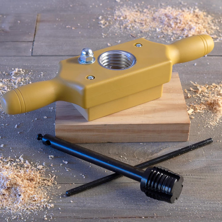Gewindeschneider-Set – 3,8 cm Vorrichtungs-Dübelgewindebohrer-Set schneidet männliche und weibliche