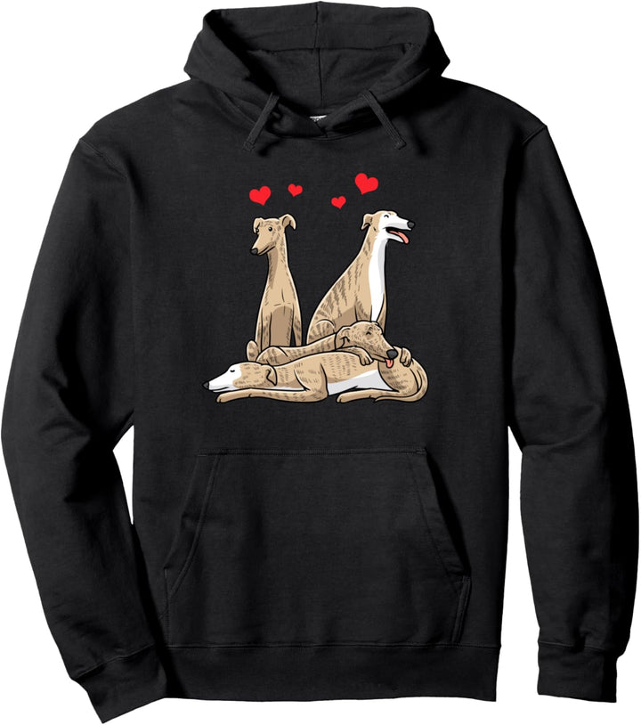 Galgo Español Hund Spanischer Windhund Pullover Hoodie