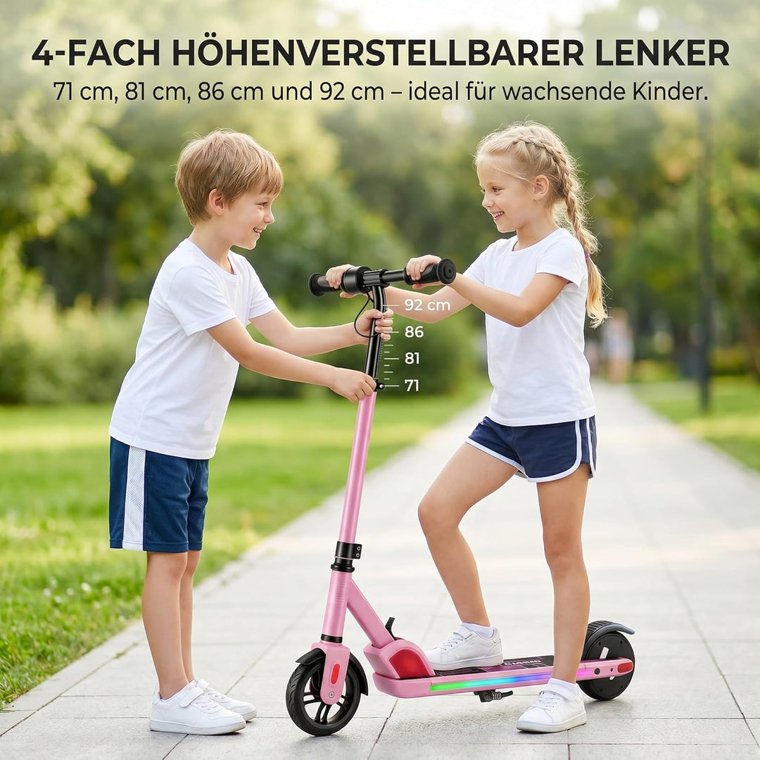 Caroma Elektroroller für Kinder von 6-12 Jahren, 150W Motor bis 16 km/h E Scooter, Faltbarer E Rolle