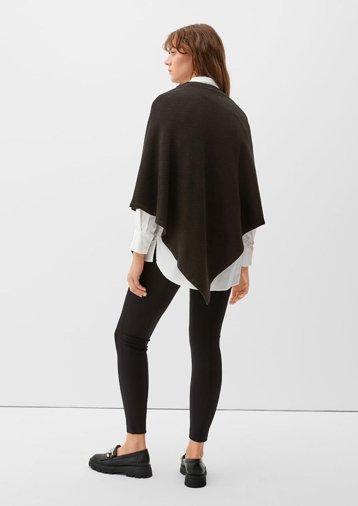 s.Oliver Damen Strickjacke Einheitsgrösse 9999 Schwarz, Einheitsgrösse 9999 Schwarz