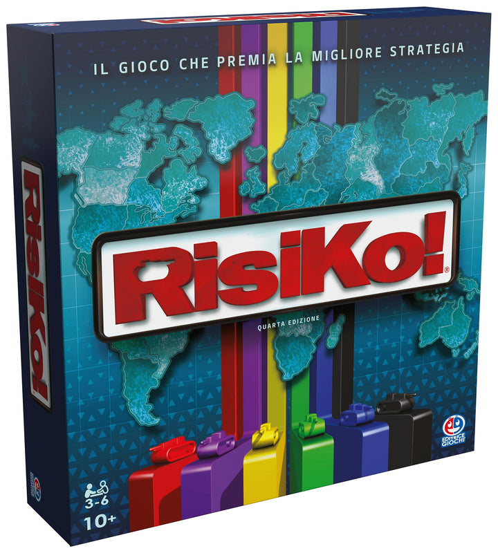 Editrice Spiele, Risiko, Boxspiele, Risico Classic Edition 2023, Gesellschaftsspiele und Strategie f