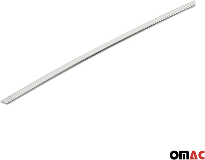 OMAC Kofferraumleiste Heckleiste kompatibel mit Opel Astra K Sports Tourer Edelstahl Chrom