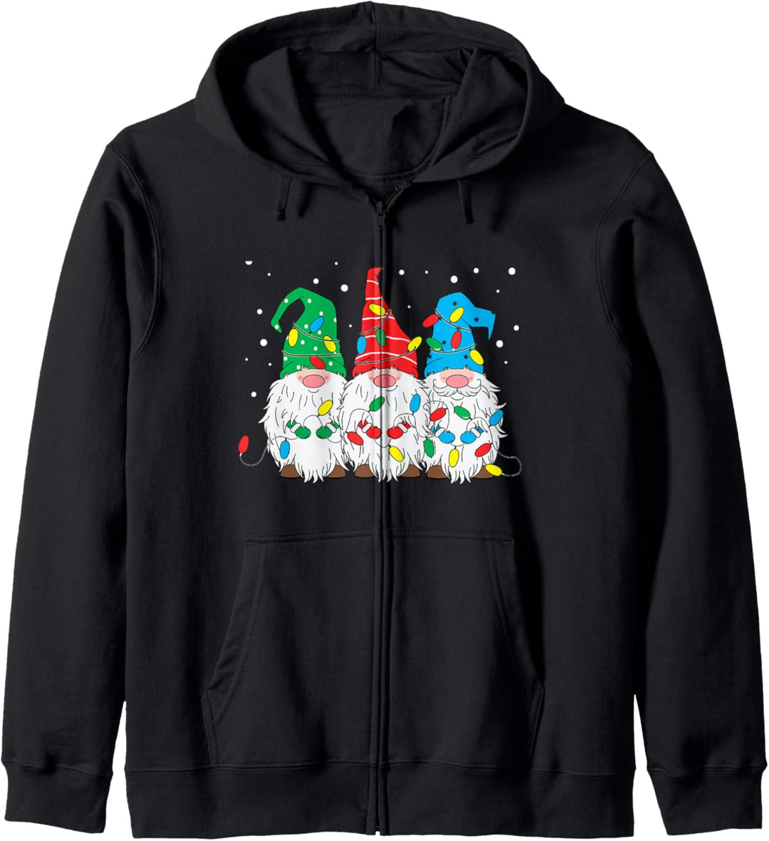 Weihnachtszwerge Geschenk 3 Süsse Feiertagszwerge Kapuzenjacke