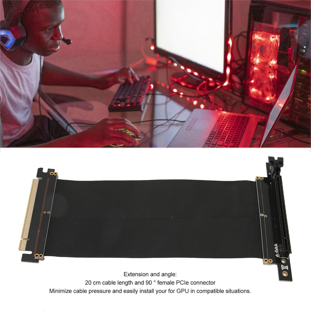 Vikye PCI-E 3.0-Riser-Kabel, GTX1080 GTX1080Ti Getestet, PCIe 3.0 X16 Flexibler Hochgeschwindigkeits