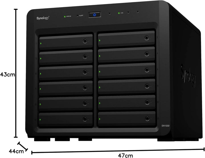 SYNOLOGY DX1222 Festplattenerweiterungsgehäuse schwarz