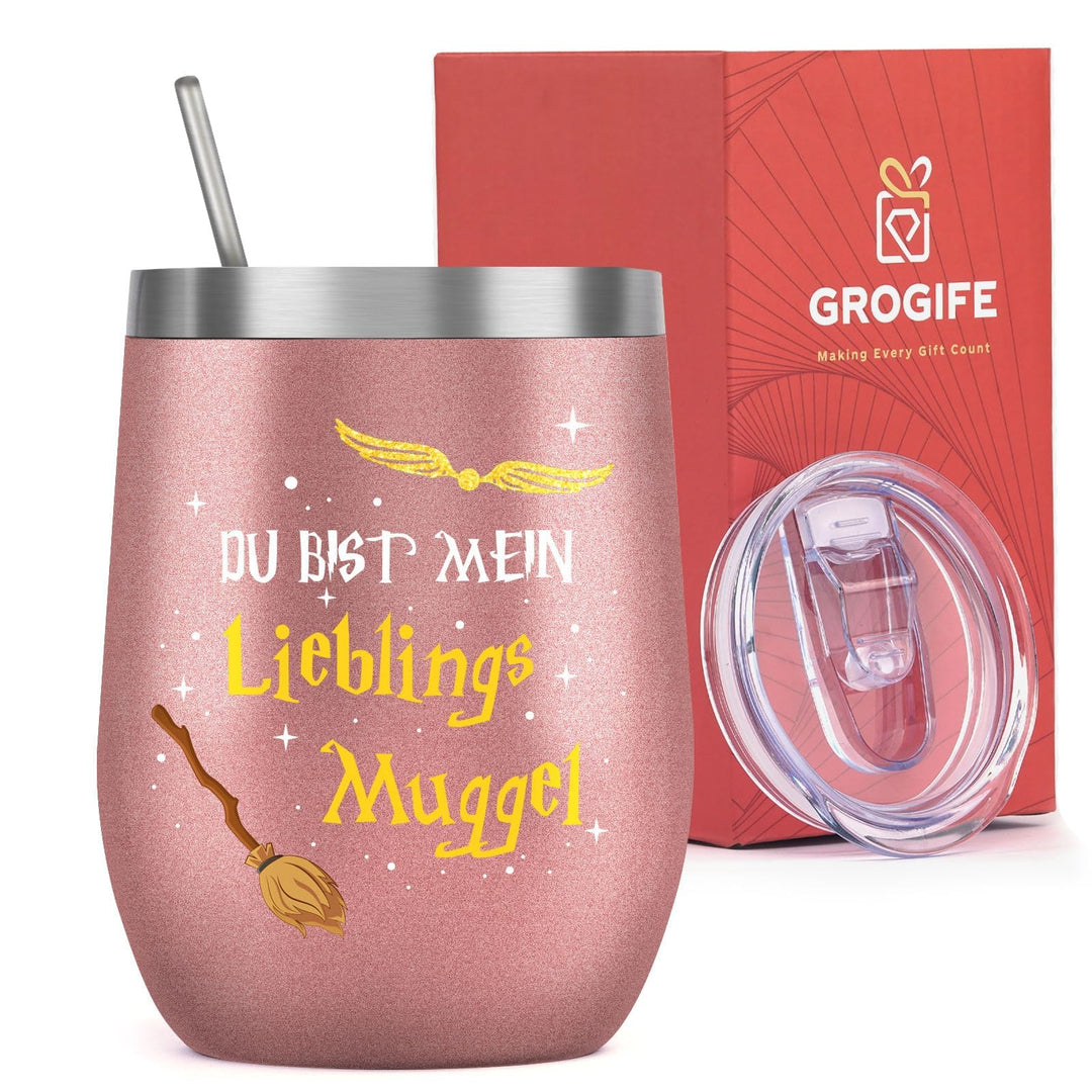 Grogife Harry Geschenke für Sie Freundin Frauen, Lustige Potter Adventskalender Geschenk, Weihnachts