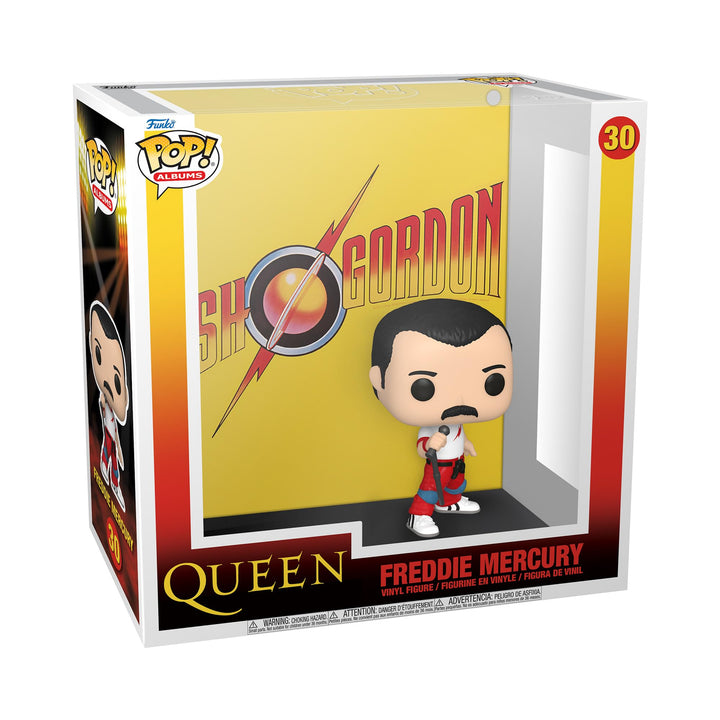 Funko Pop! Albums: Queen - Freddie Mercury - Flash Gordon - Vinyl-Sammelfigur - Geschenkidee - Offiz
