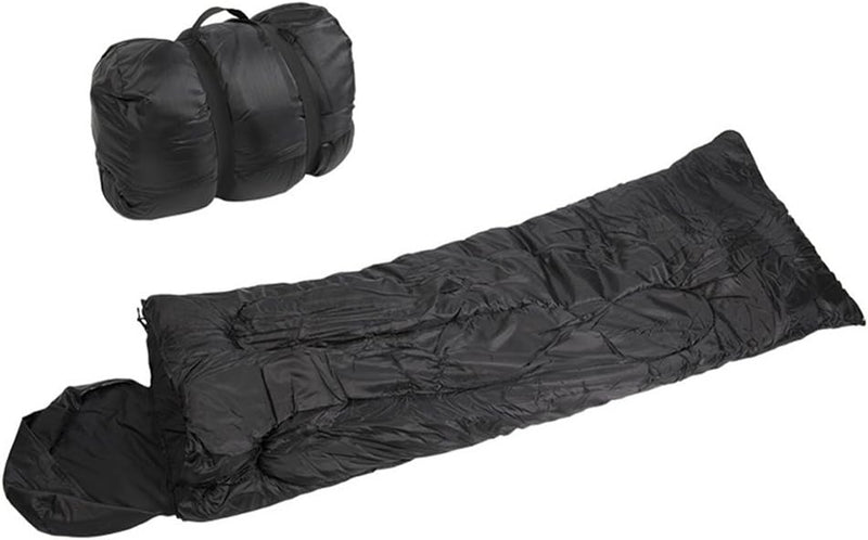 Mil-Tec Schlafsack Pilot Schwarz, Schwarz