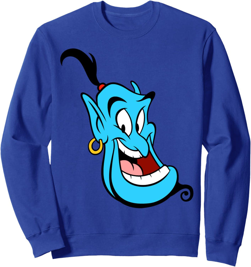 Disney Aladdin Genie Smiling Head Shot Portrait Sweatshirt